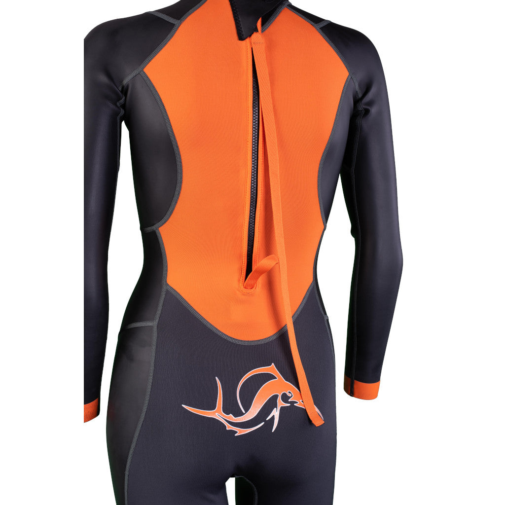 Sailfish Atlantic 2, wetsuit, women, black/orange, 2023