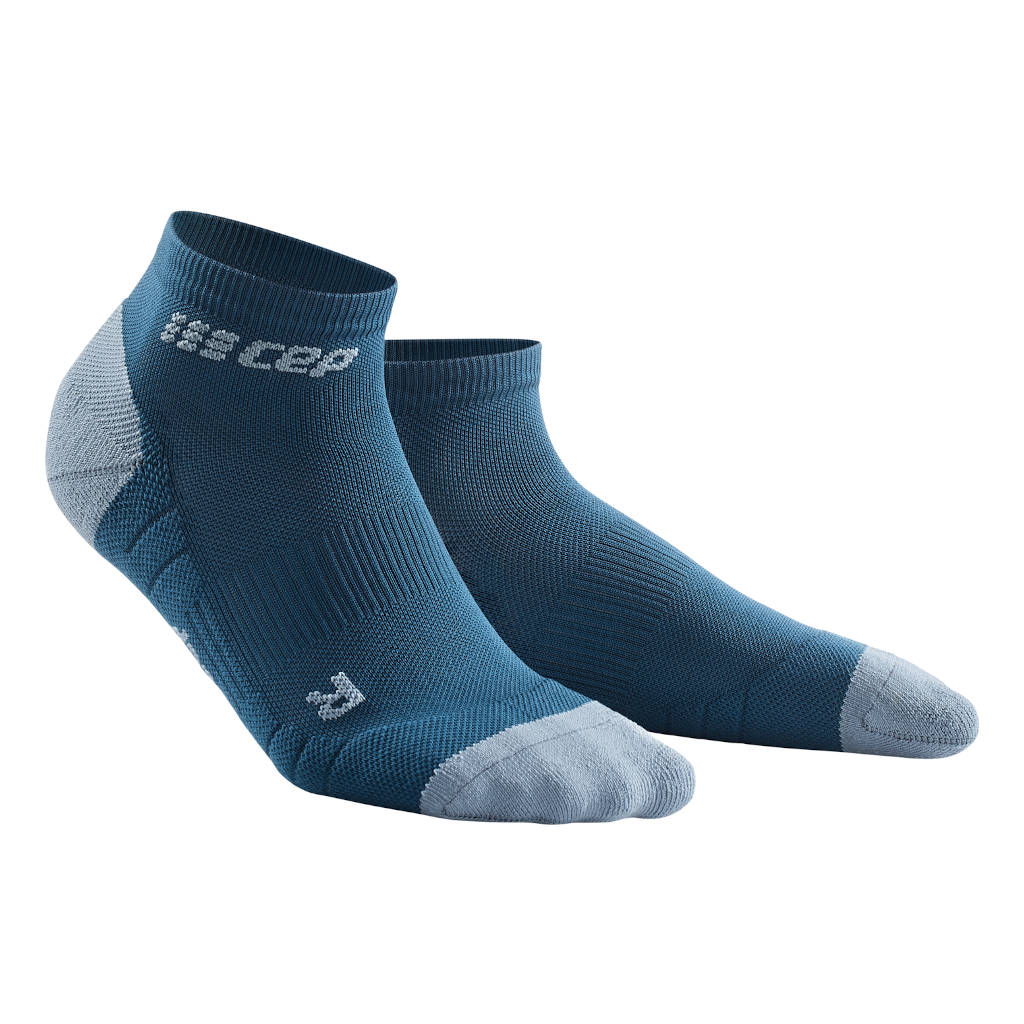 CEP Low Cut Socks 3.0, men, blue/grey, blue/grey