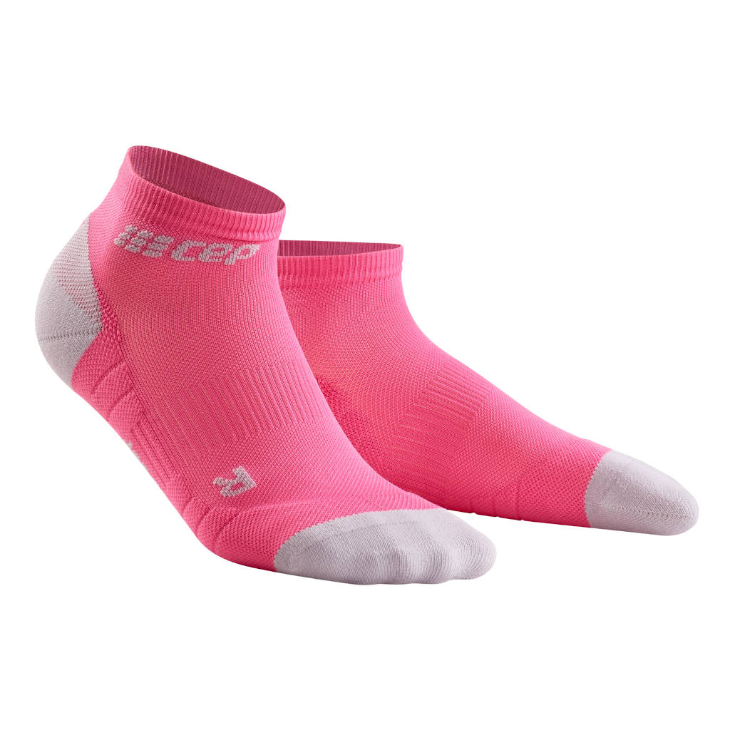 CEP Low Cut Socks 3.0, women, rose/grey, rose/light grey